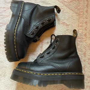 Dr. Marten Sinclair Black Zip Up Boots - Like New